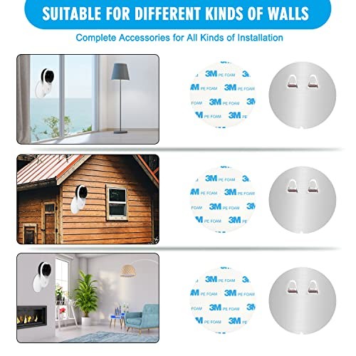 4 Pack Indoor Wall Mount for Yi Home Security Camera, No Punching, Extremely gallery