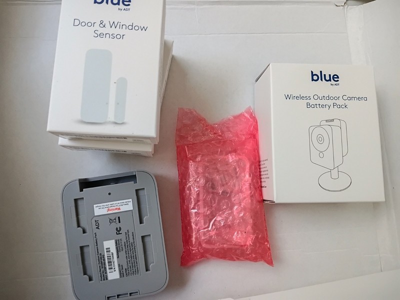 Blue by ADT Kit -Security System Set Camera Hub Etc as pictured gallery
