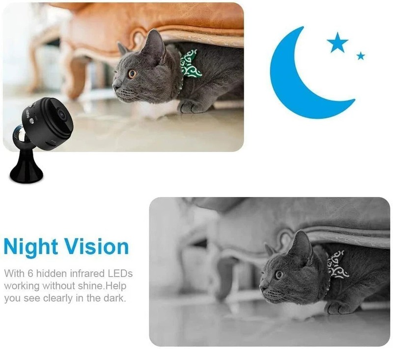 Mini WiFi Cameras,Wireless Cameras with Audio and Video Live Feed, HD 1080P Home gallery
