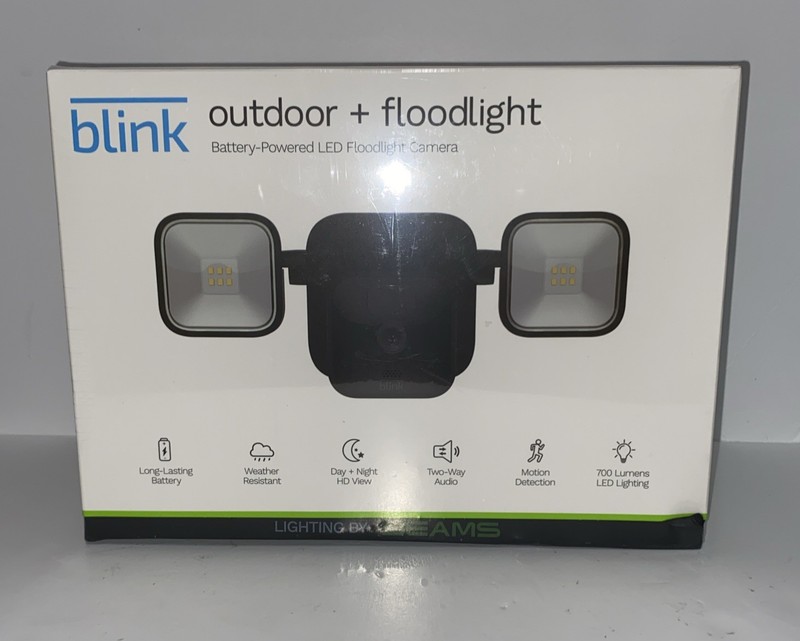 Blink Beams Outdoor + Floodlight Battery-Powered LED Floodlight Camera