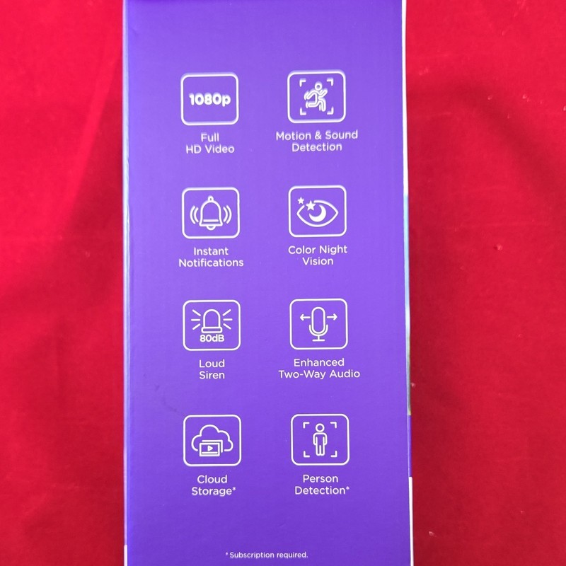 Roku Indoor Camera SE 1080p Wi-Fi White, Motion/Sound Detect, Color Night, 2-Way gallery
