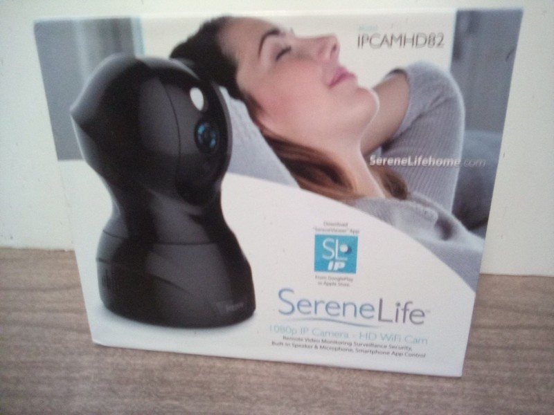 Serene Life 1080p IP Camera HD WiFi Cam Remote Monitoring Security IPCAMHD82