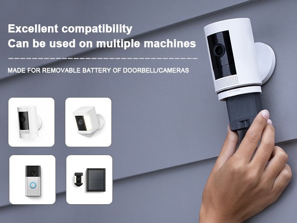 New Rechargeable Battery V4 For Ring Video DoorBell 2, 3, 4 Quick Release US gallery