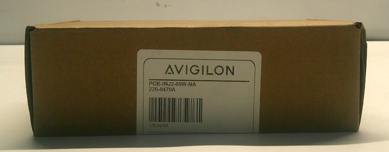 AVIGILON POE-INJ2-60W-NA – 220-0470A- POE INJECTOR