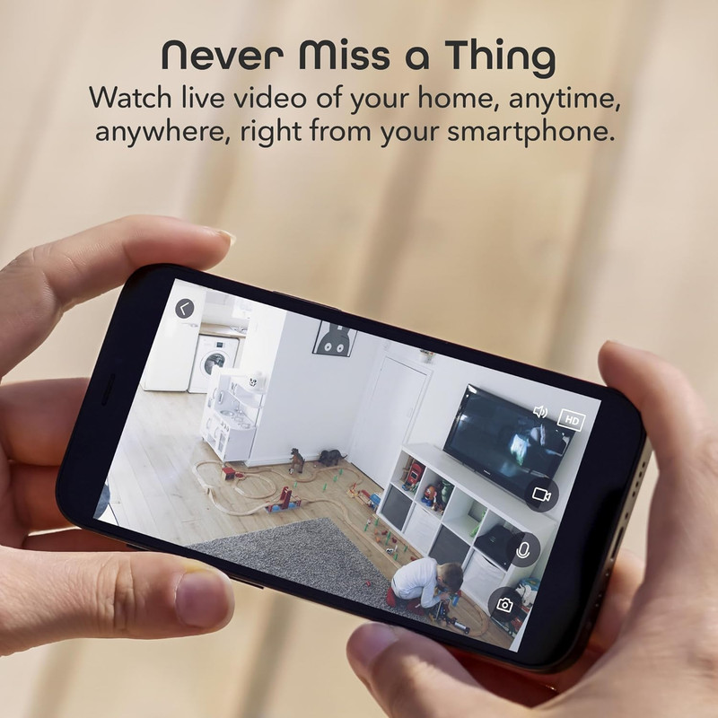 Look 1080P Indoor Security Camera – 1-Pack Full HD Wifi Indoor Camera with 2-Way gallery