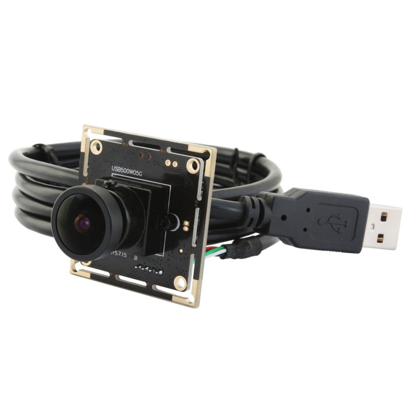 ELP 5MP Webcam Aptina MI5100 Wide Angle 170degree Fisheye Lens Camera Module