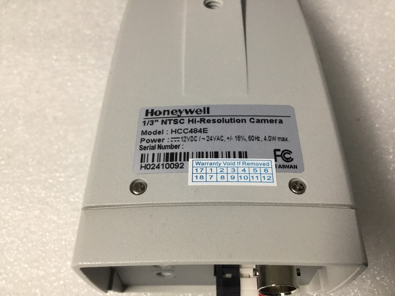 Honeywell Security Camera 480TVL 5-50mm Color CCTV Surveillance HCC484E TESTED! gallery