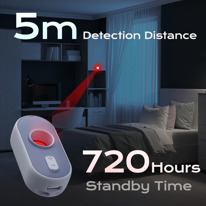 Hidden Camera Detector - Spy Camera Finder 3-in-1 Hidden Bug Detector with Vi... gallery