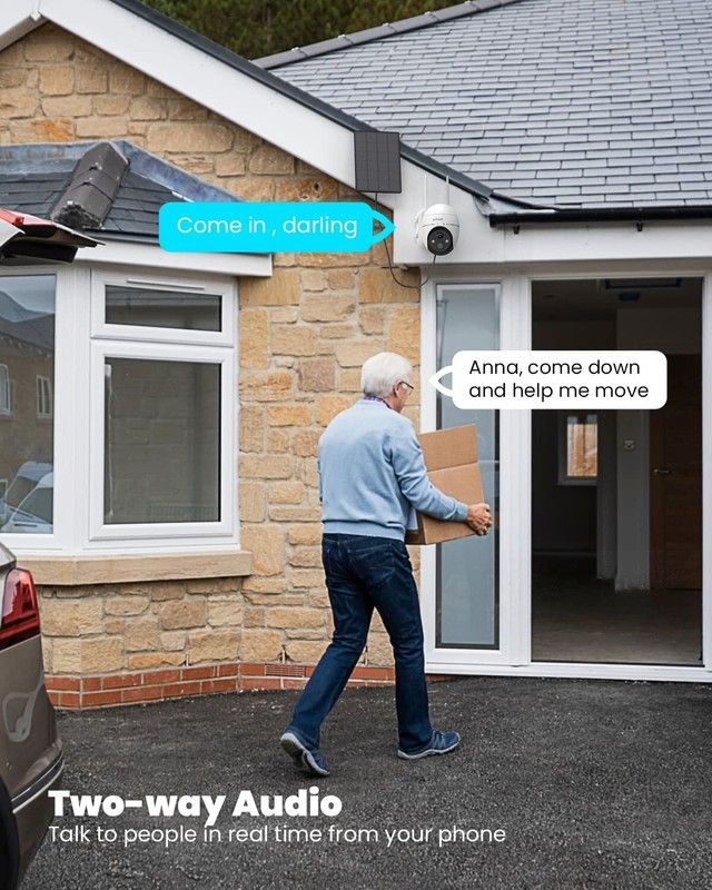 2PCS ieGeek Outdoor Wireless Security Camera Home WiFi Batttery CCTV System gallery