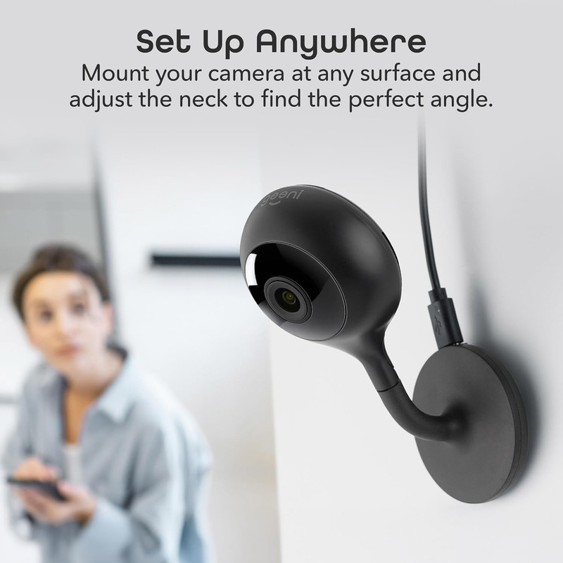 Look 1080P Indoor Security Camera – 1-Pack Full HD Wifi Indoor Camera with 2-Way gallery