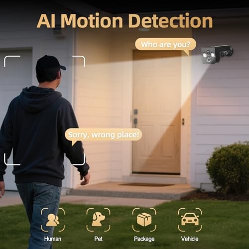 PM POPMAKE SOLAR SECURITY CAMERAS WIRELESS OUTDOOR 2K BATTERY CG6T - BLACK gallery