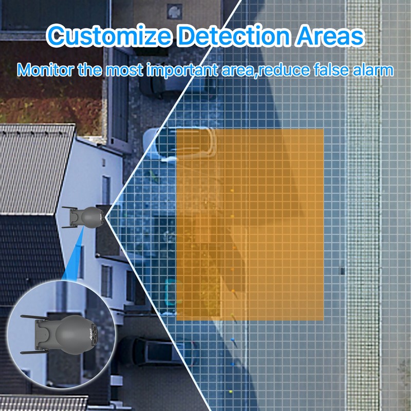 Wireless Solar Battery Security Camera 3MP WiFi Outdoor Camera Home Night Vision gallery