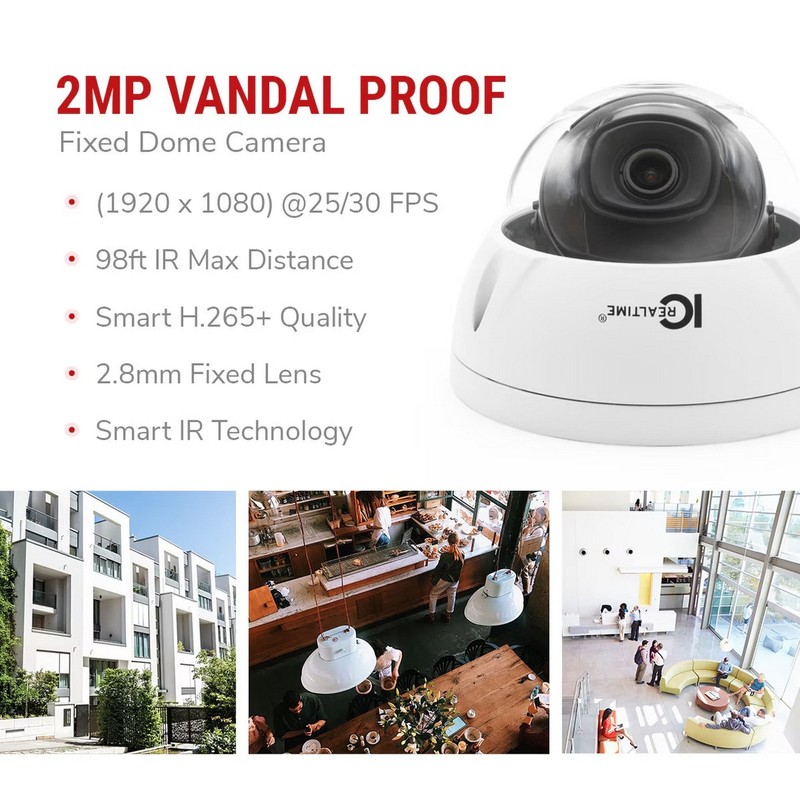 IC Realtime IPEG-D20F-IRW4 2 MP Indoor/Outdoor Vandal Dome Camera gallery