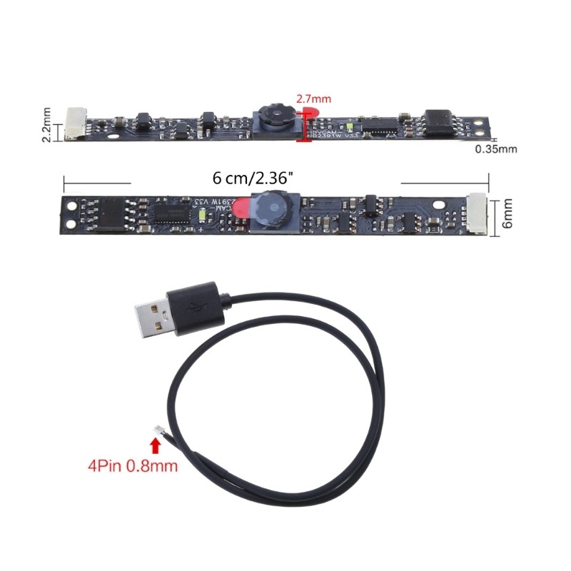 Quality USB Camera Module for Online Streaming Easy to Use for Face Recognition gallery