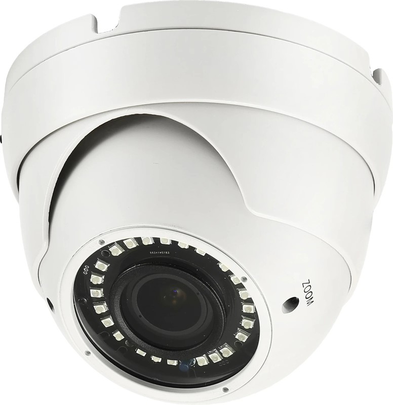4 / 5MP 4-in-1 Vari-Focal Turret Dome Camera 2.8-12mm les ,130FT IR