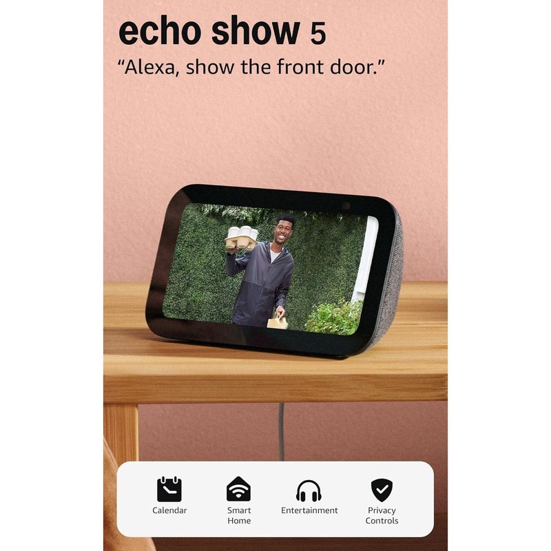 Ama-zon Echo Show 5 (newest), Smart display, Designed for Alexa+3rd Generation