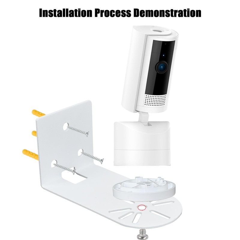 2 Pack Adhesive Wall Mount Compatible with Ring Pan-Tilt Indoor Cam,Ring Indo... gallery