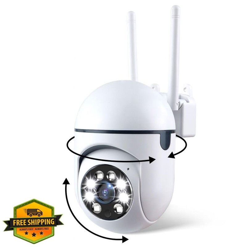 2025 HD Indoor Security Camera Pan/Tilt Baby Pet Monitor