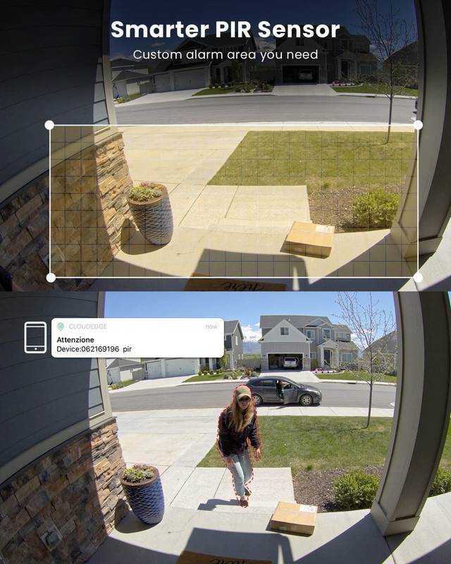ieGeek Outdoor Wireless Solar Security Camera 2K Home WiFi Battery CCTV System gallery