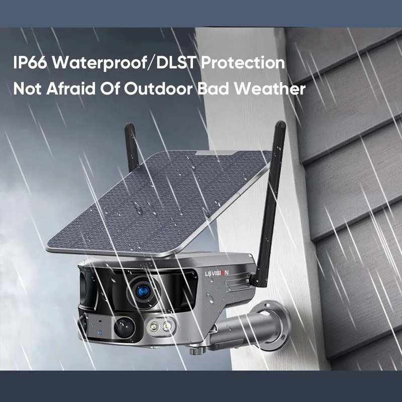 180 Degree Panoramic 4K Solar Camera with Dual Lens and In Tracking gallery