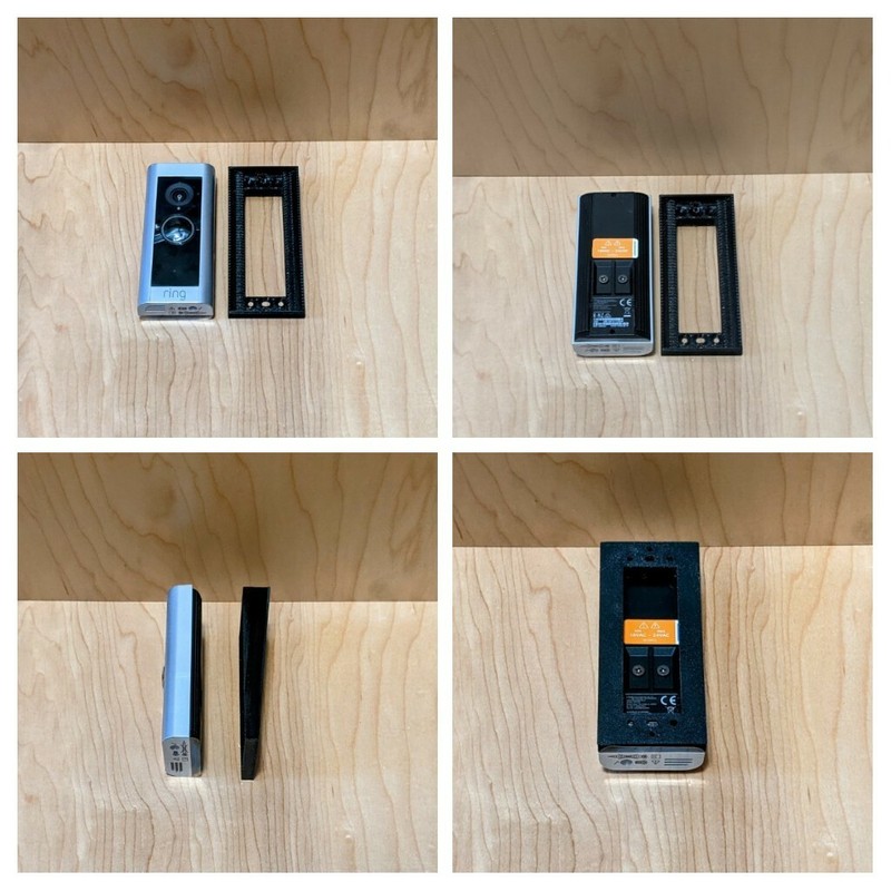 Ring Video Doorbell Wired Compatible Angle Wedge Mount