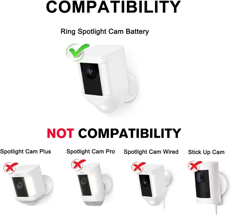 Power Adapter for Ring Spotlight Cam Battery, with 25Ft/7.5m Weatherproof gallery