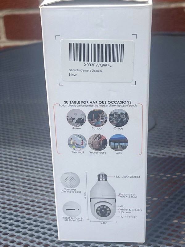 2pk Smart Security Camera gallery