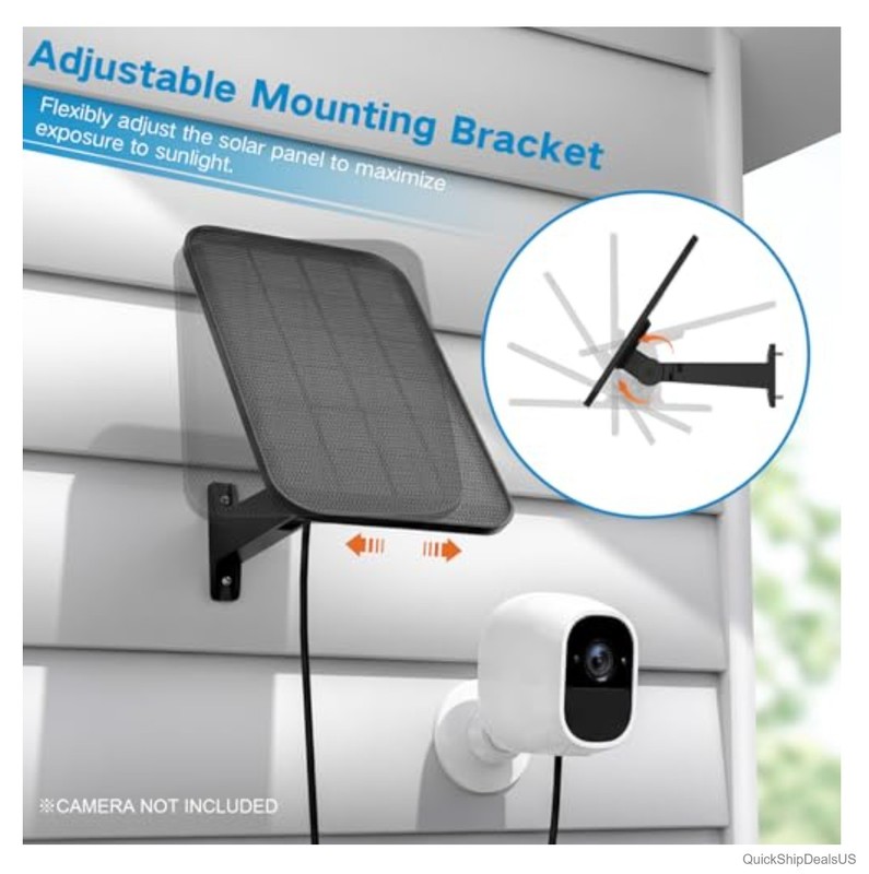 3.2W Solar Panel for Security Camera Compatible with Arlo Pro/Pro 2, Waterpro... gallery