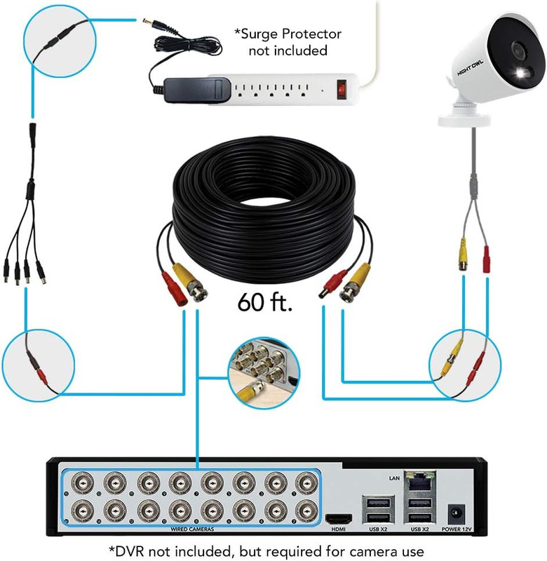 1080P HD Wired Indoor/Outdoor Add-On Cameras with Built-In Motion-Activated Spot gallery