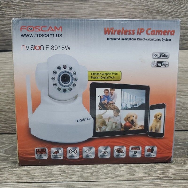 Foscam Nvision F18918W Wireless IP Camera Night Vision Motion Detection Pan/Tilt gallery