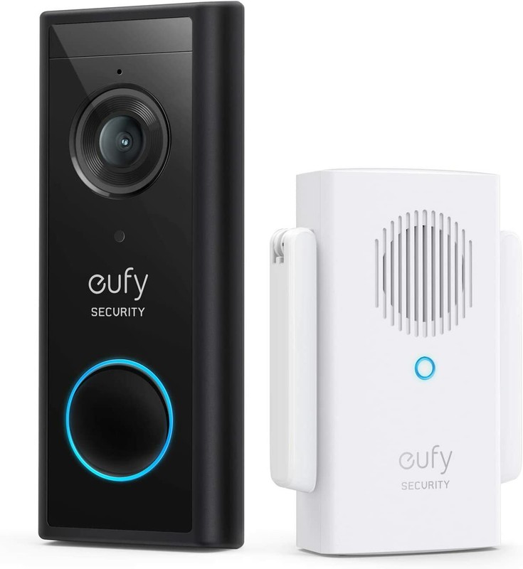 eufy Security, Wi-Fi Video Doorbell Kit, 1080p Battery, No Monthly Fees @NEW@