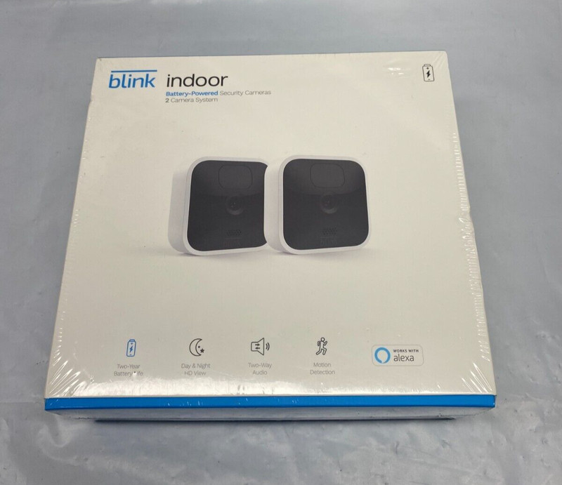 Blink Indoor Wireless HD Home Security Camera System - 2 Camera Kit