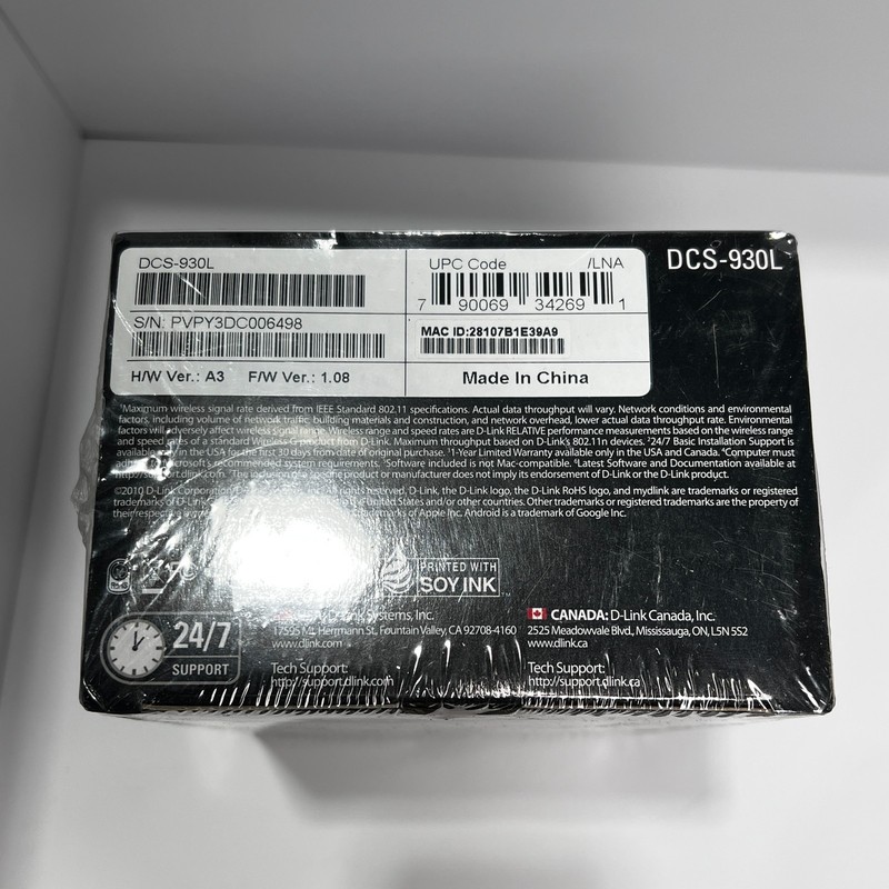 D-Link DCS-930L Wireless N Network Camera Cloud Remote DIY Sealed New gallery