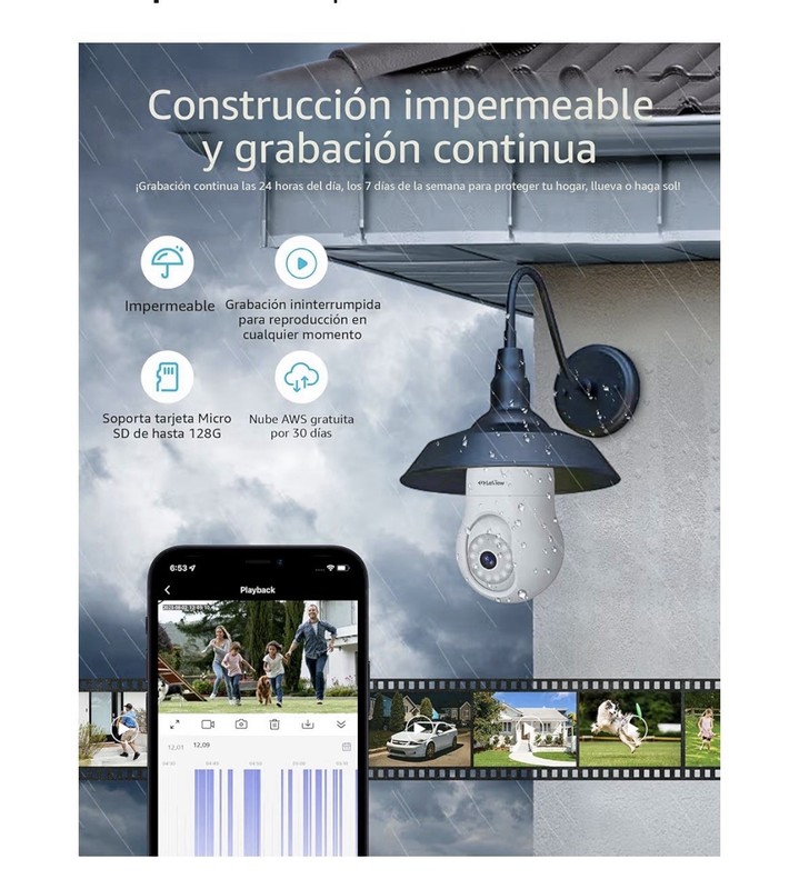 LaView 4MP Bulb Security Camera 2.4GHz (2 Pack) gallery