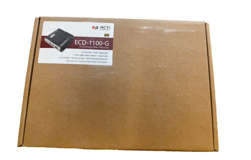 ACTi ECD-1100-G 16-Channel 1080p Decoder H.264 IP Streams to HDMI gallery