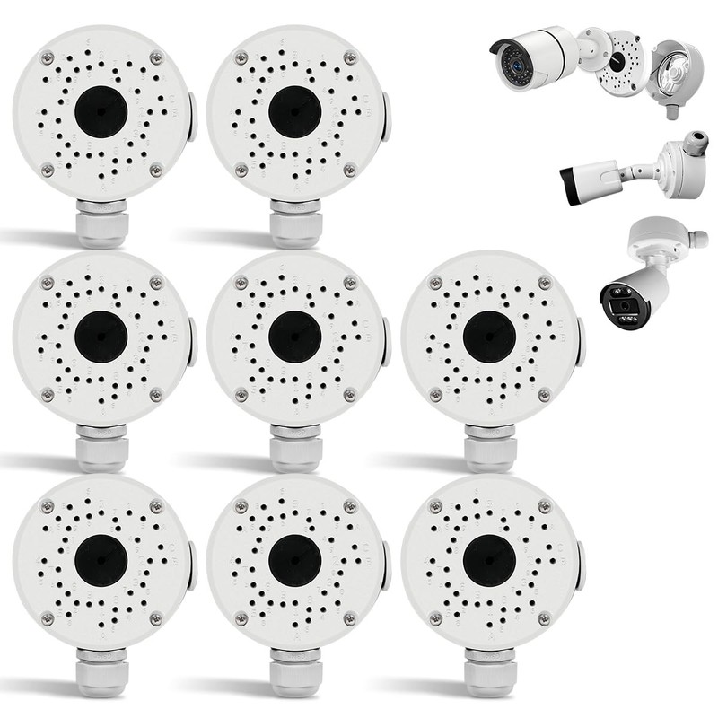 (Metal Aluminum & Waterproof) Junction Box Mount Bracket, Universal for Bulle…
