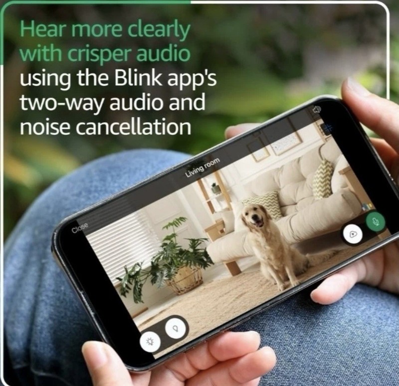 Blink Mini 2K+ Compact plug-in security camera 2K video resolution 2 Pack New gallery