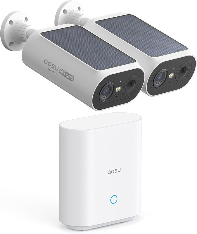 Solar Security Cameras Wireless Outdoor, 2Mins DIY Installation, No Subscript... gallery