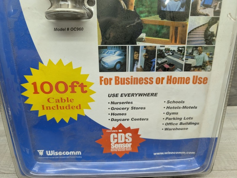 Wiscomm OC960 Color Security Camera with 100ft Cable - Day/Night, Audio gallery
