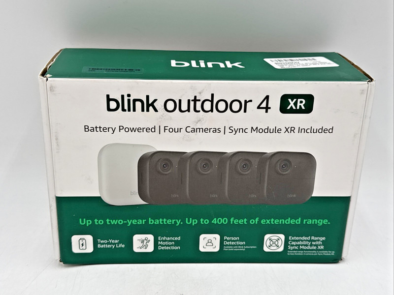 Blink Outdoor 4 XR Four Camera System w/Sync Module XR. NIB. FAST SHIPPING