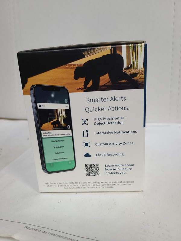 Arlo - Essential Spotlight Camera – Indoor/Outdoor Wire-Free 1080p Security Came gallery