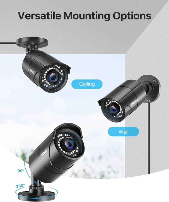 Camara De Seguridad Para Casa Exterior Vision Nocturna Camaras Vigilancia 1080p gallery