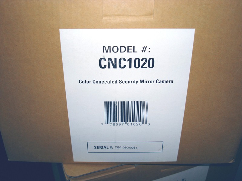 Lorex Color Concealed Security Mirror Camera Model CNC1020 IN BOX w/ 60ft. BNC gallery