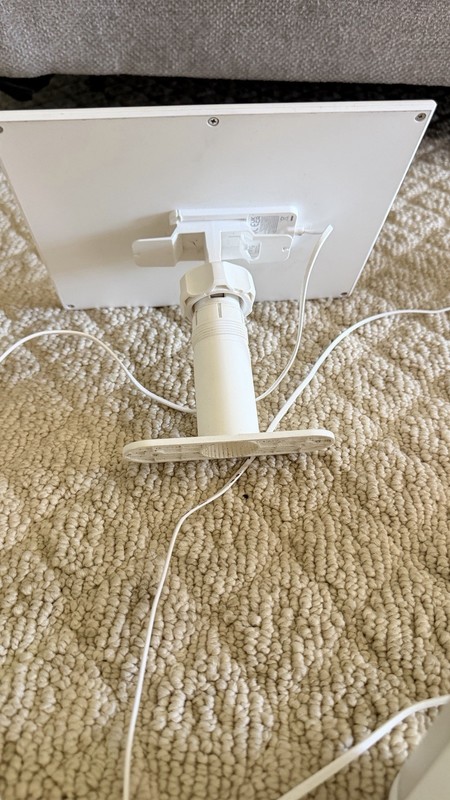 Ring Spotlight Cam Plus White Solar Panel with Battery and Wall Mount Kit gallery