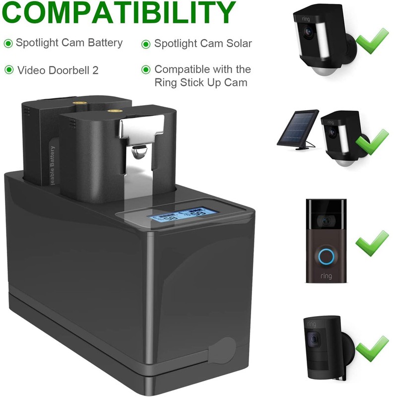 Replacement Battery Quick Release For Ring Video Doorbell 2 Spotlight Camera gallery