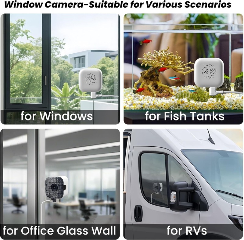 2K 3MP Window Camera, 5GHz & 2.4GHz WiFi Indoor Cameras for Home Security wit... gallery