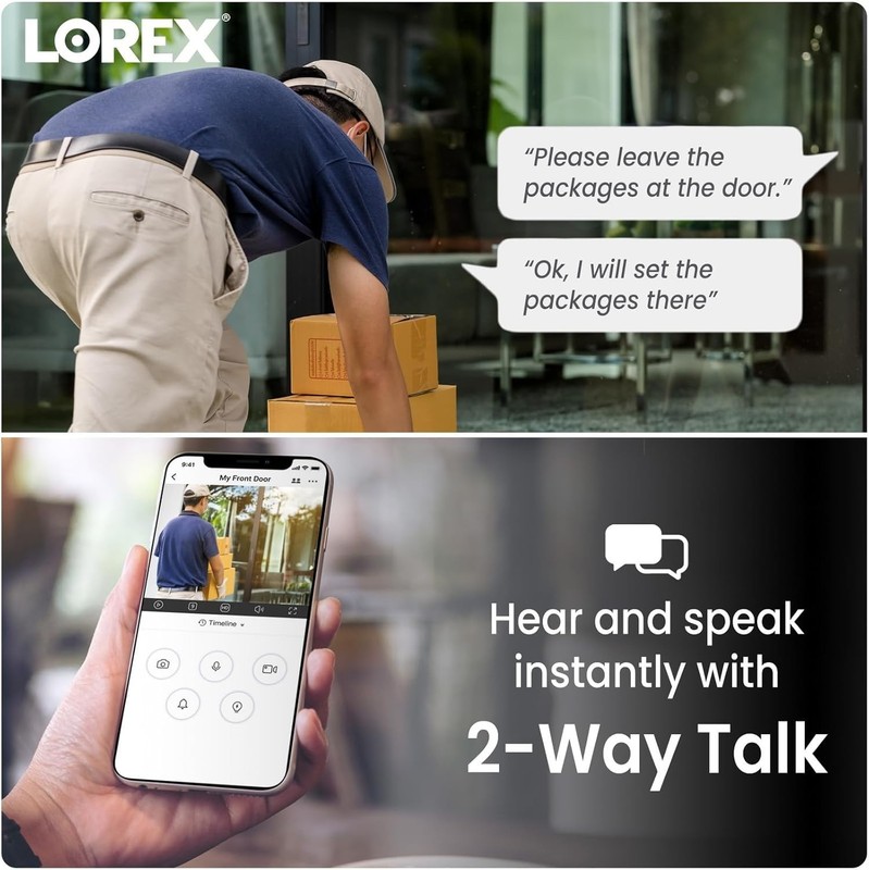 Pan & Tilt Indoor Wi-Fi Security Camera | 360° Pan & Tilt | Person Detection ... gallery
