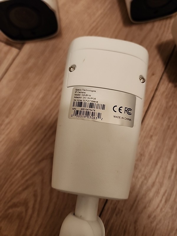 5x Speco O4VB1M 4MP IP Bullet Camera Motorized Varifocal 2.8-12mm Lens PoE H.265 gallery