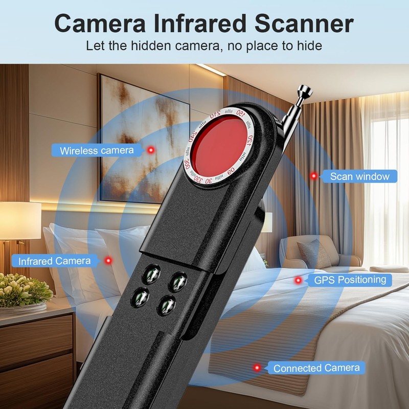 Aleanu Hidden Camera Detector, 2025 Hidden Bug and Device GPS Detector for Tr... gallery