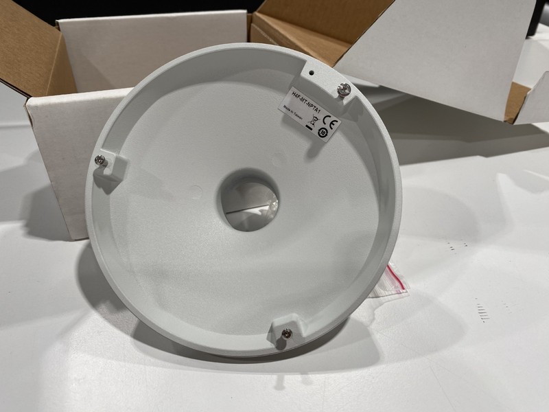 Avigilon IP Camera mount for fisheye pendent (model H4F-MT-NPTA1, open box) gallery